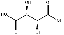L (+) - Weinsäure Struktur