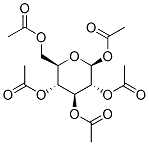 Β-dglukose pentaacetate Struktur