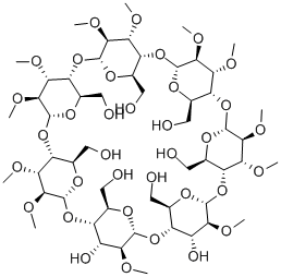 Methyl- Struktur Äther des Beta-cyclodextrins