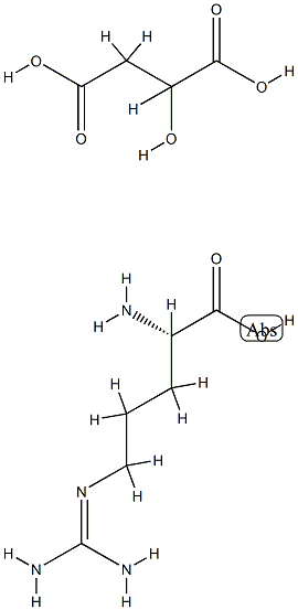 (±) - Apfelsäure, Mittel mit L-Arginin (1:1) Struktur