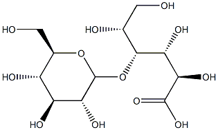 4-O- (α-D-Glucopyranosyl) - saure Struktur D-gluco-hexonic