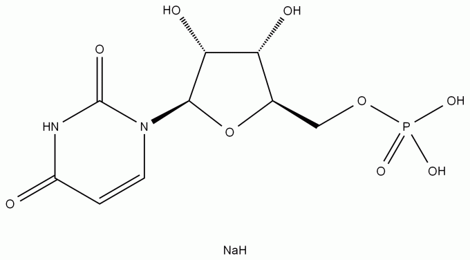 Uridine 5′-monophosphate disodium salt Structure